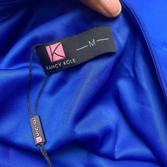 KANCY KOLE Women's Wedding Guest One Shoulder Dress
Cutout Ruched Bodycon M - Picture 5 of 10